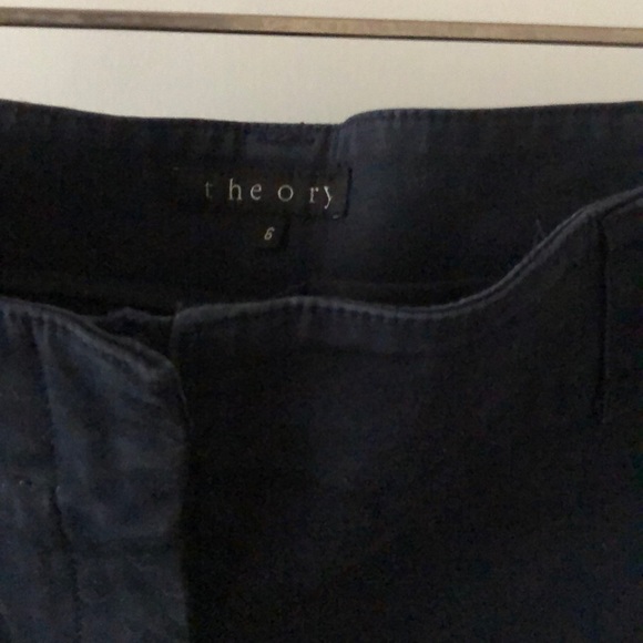Theory cotton bell bottom pants - Picture 3 of 6